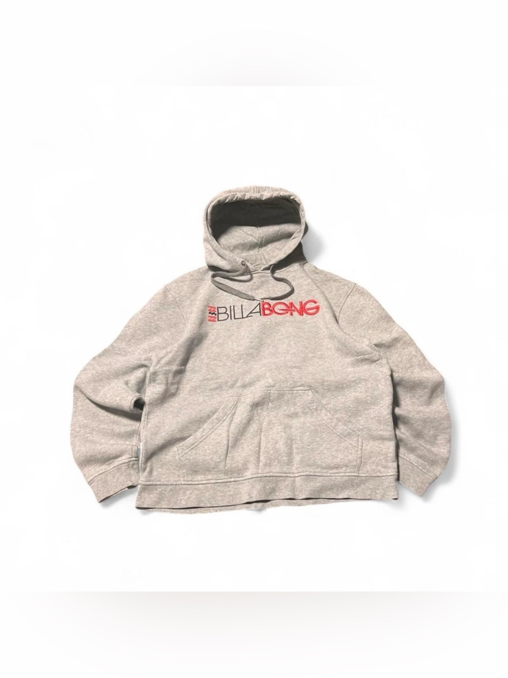 Vintage 90s Billabong logo hoodie grey Y2K Surf Spellout